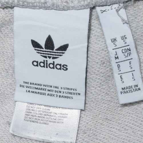 Adidas Men's Grey Athletic Shorts Size S Elastic Waist Gym Training