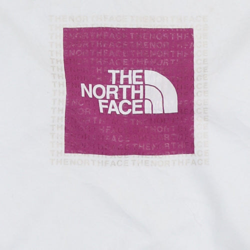 The North Face Womens White XS Pullover Sweatshirt with Logo Print