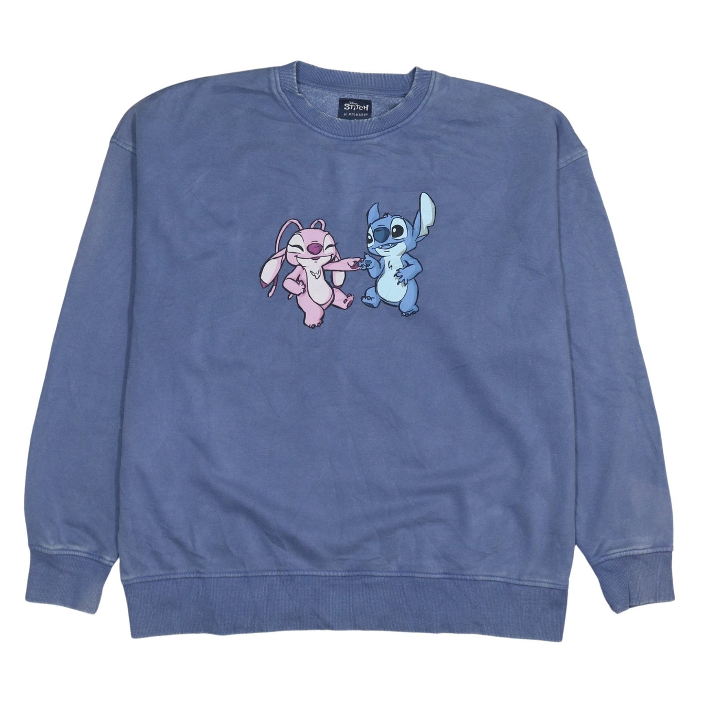 Disney Stitch & Angel Blue Pullover Sweatshirt Women S Primark