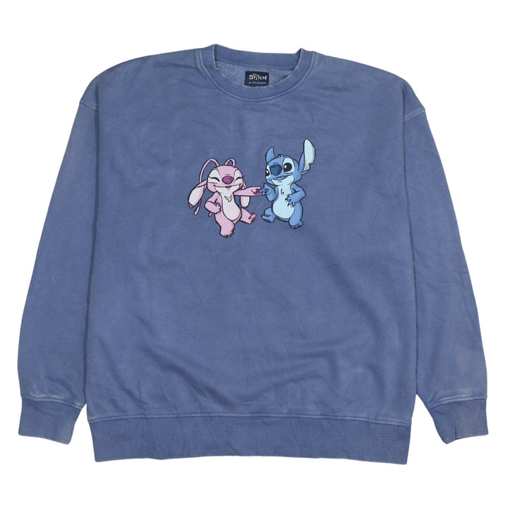 Disney Stitch & Angel Blue Pullover Sweatshirt Women S Primark