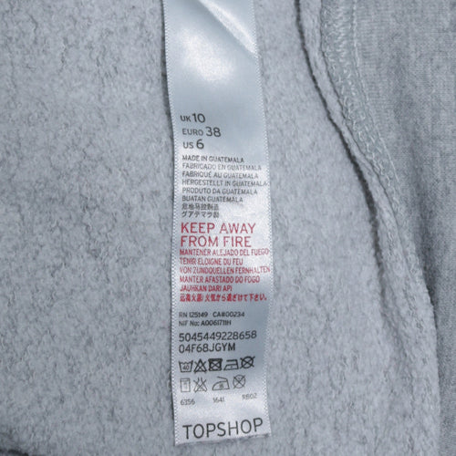 Disney x Topshop Women's Grey Minnie Mouse Pullover Sweatshirt UK 10