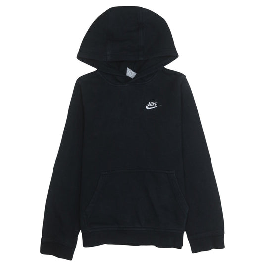Nike Women's Black Pullover Hoodie L Relaxed Fit Casual Sweatshirt