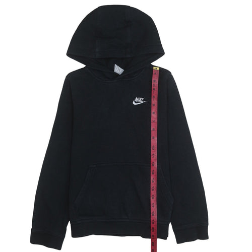 Nike Women's Black Pullover Hoodie L Relaxed Fit Casual Sweatshirt