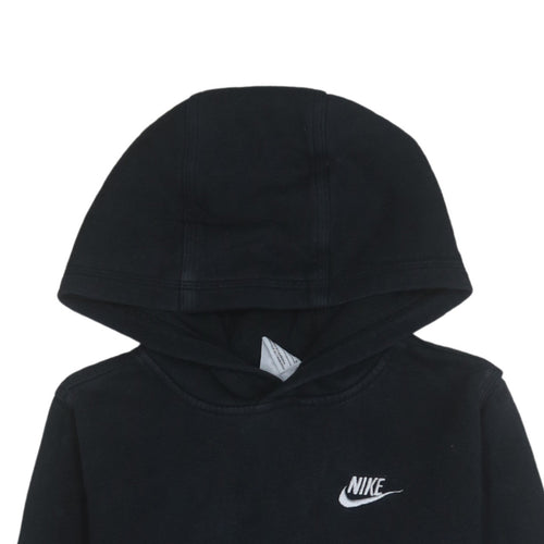 Nike Women's Black Pullover Hoodie L Relaxed Fit Casual Sweatshirt