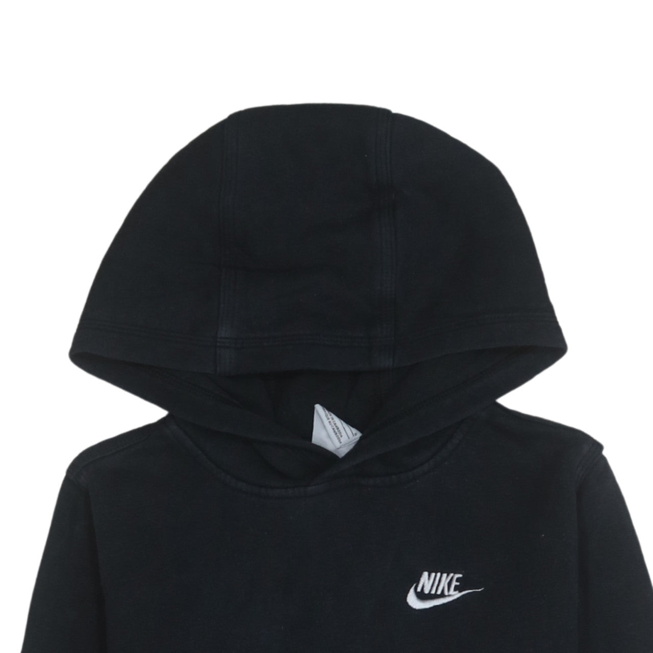Nike Women's Black Pullover Hoodie L Relaxed Fit Casual Sweatshirt