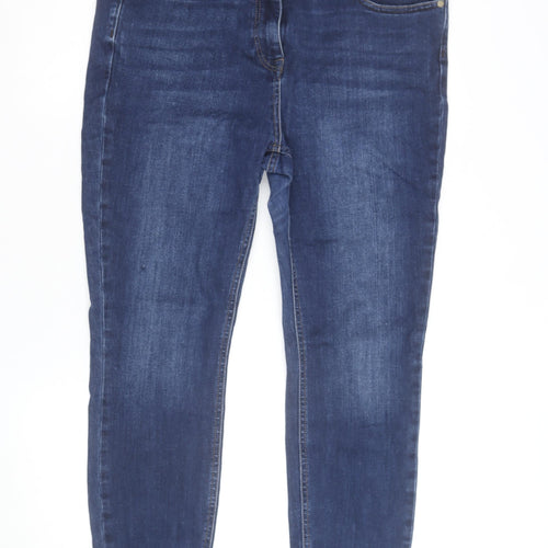 Next Women’s Blue Skinny Soft Touch Jeans Size 16 Regular