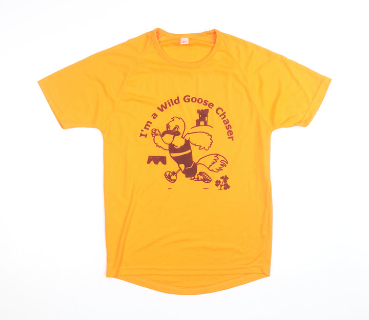 Sols Men's Orange Running T-Shirt Size S Moisture Wicking Sports Top
