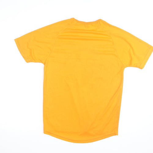 Sols Men's Orange Running T-Shirt Size S Moisture Wicking Sports Top