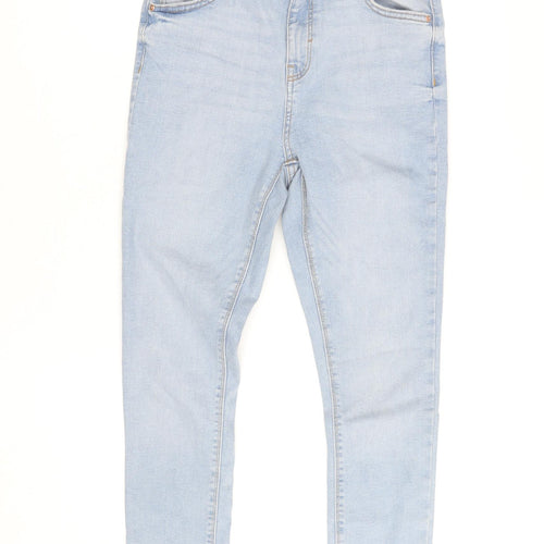 Denim Co. Women's Blue Skinny Jeans Size 16 Slim Fit Stretch Denim