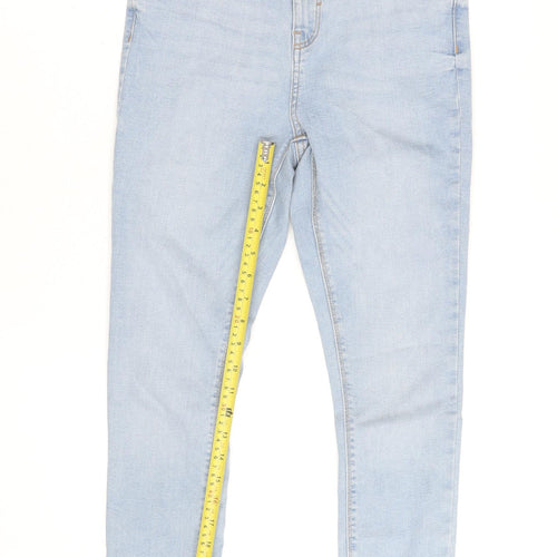 Denim Co. Women's Blue Skinny Jeans Size 16 Slim Fit Stretch Denim