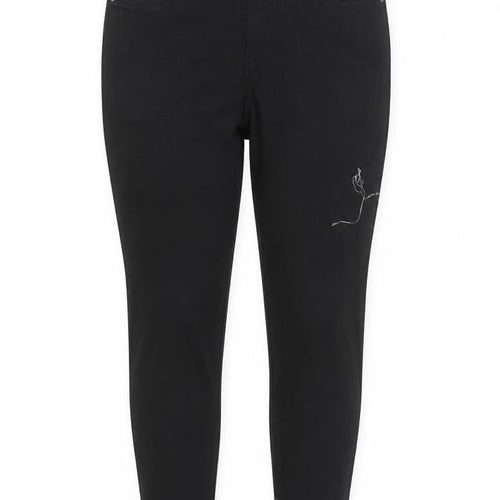 Denim Co. Women's Black Size 14 Slim Fit Jegging Jeans