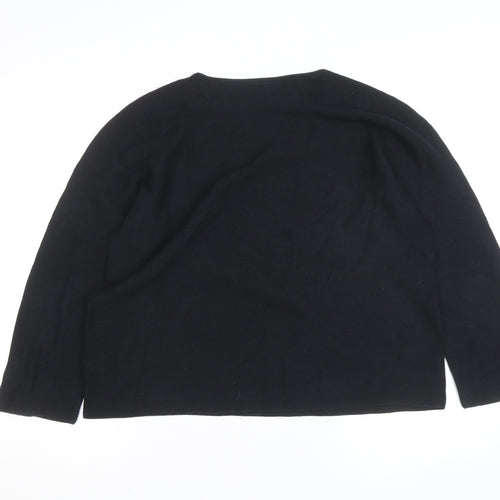 Uniqlo Men’s Black Cotton Crew Neck Pullover Jumper XL