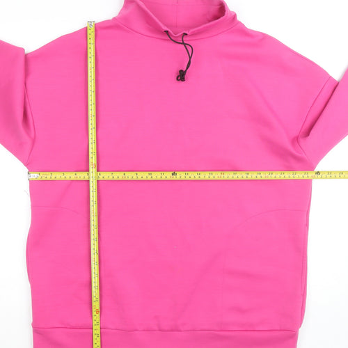 F&F Active Women’s Pink Track Jacket Size M Lightweight Stretch