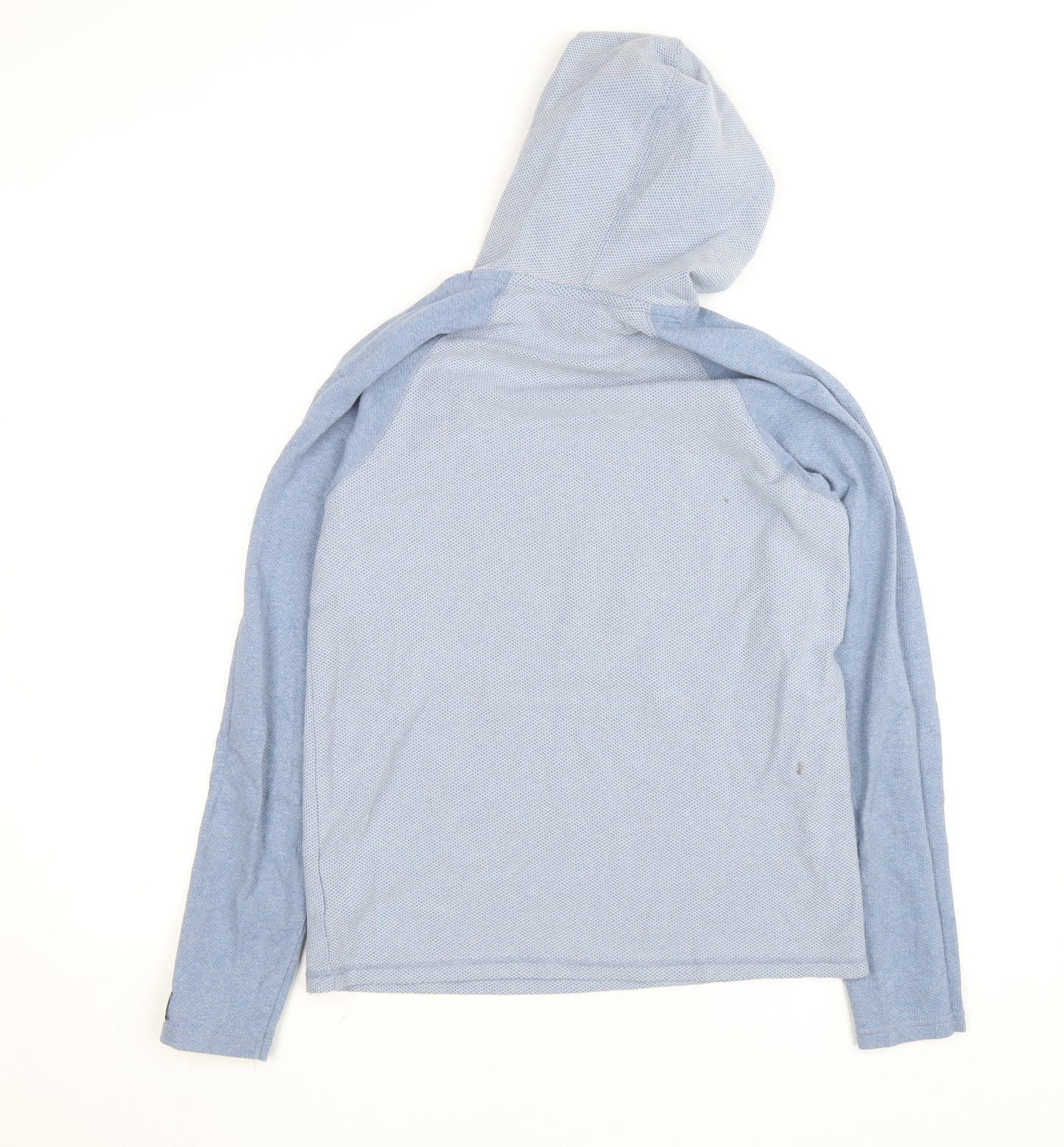 Vans Mens Blue Pullover Hoodie Size S Lightweight Cotton Blend