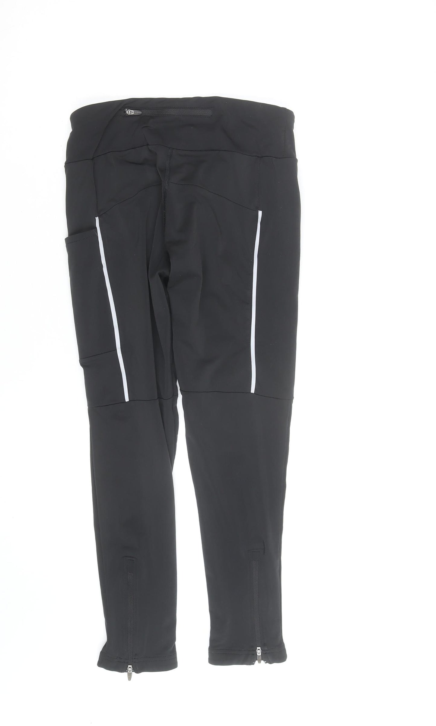 Crane Men's Black Small Compression Leggings Running Trousers