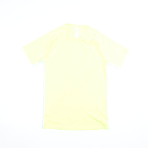 Nike Men's Yellow Dri-FIT Short Sleeve Athletic T-Shirt Size S