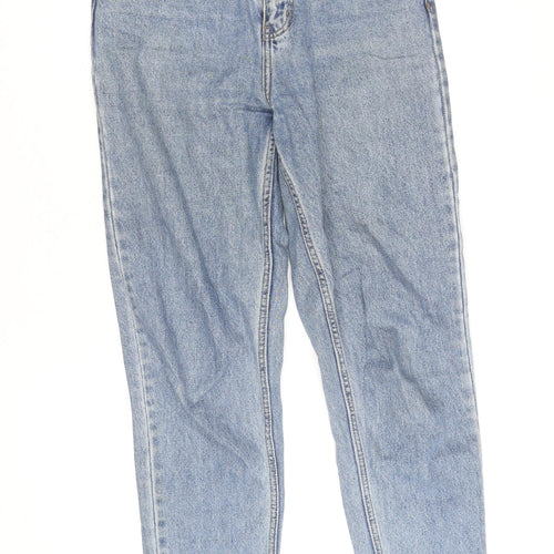 Denim Co Women Blue Mom Jeans Size 10 High Rise Classic Fit
