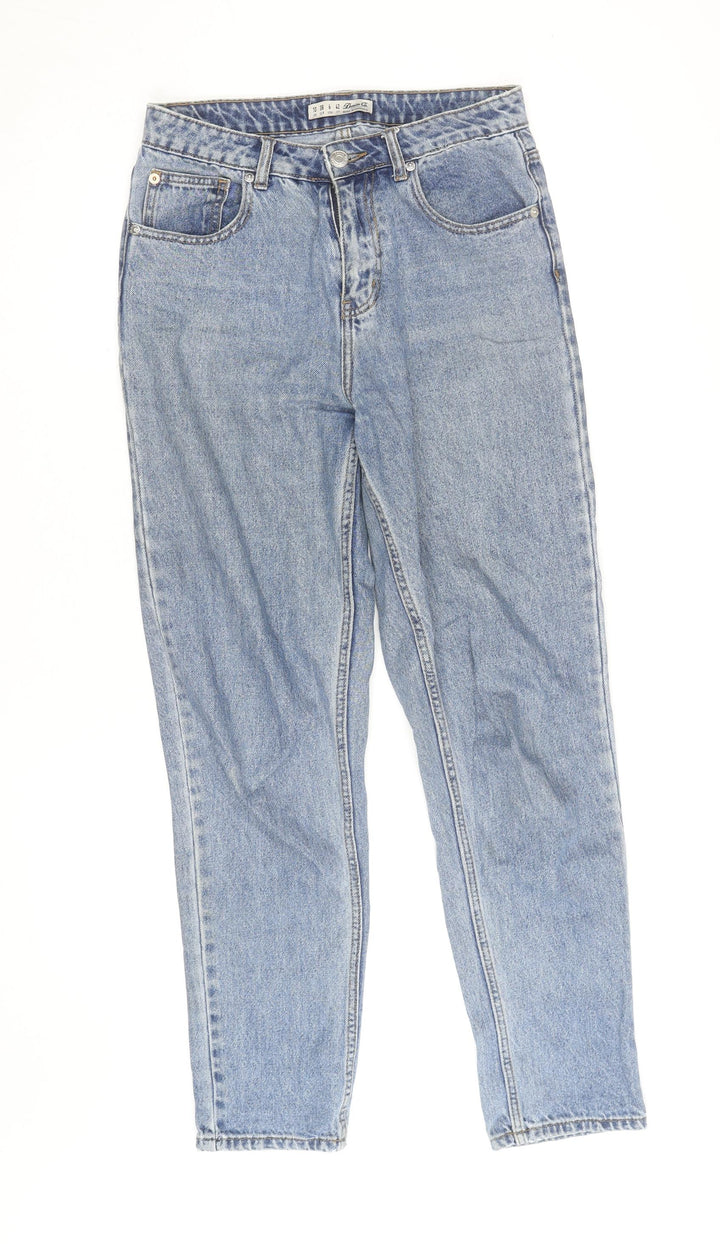 Denim Co Women Blue Mom Jeans Size 10 High Rise Classic Fit