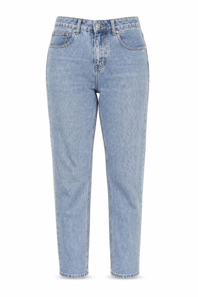 Denim Co Women Blue Mom Jeans Size 10 High Rise Classic Fit