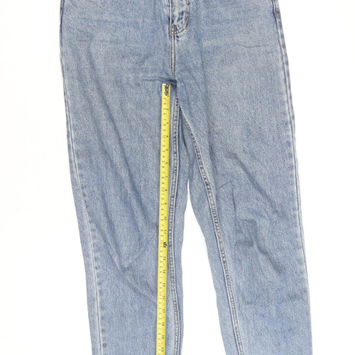 Denim Co Women Blue Mom Jeans Size 10 High Rise Classic Fit