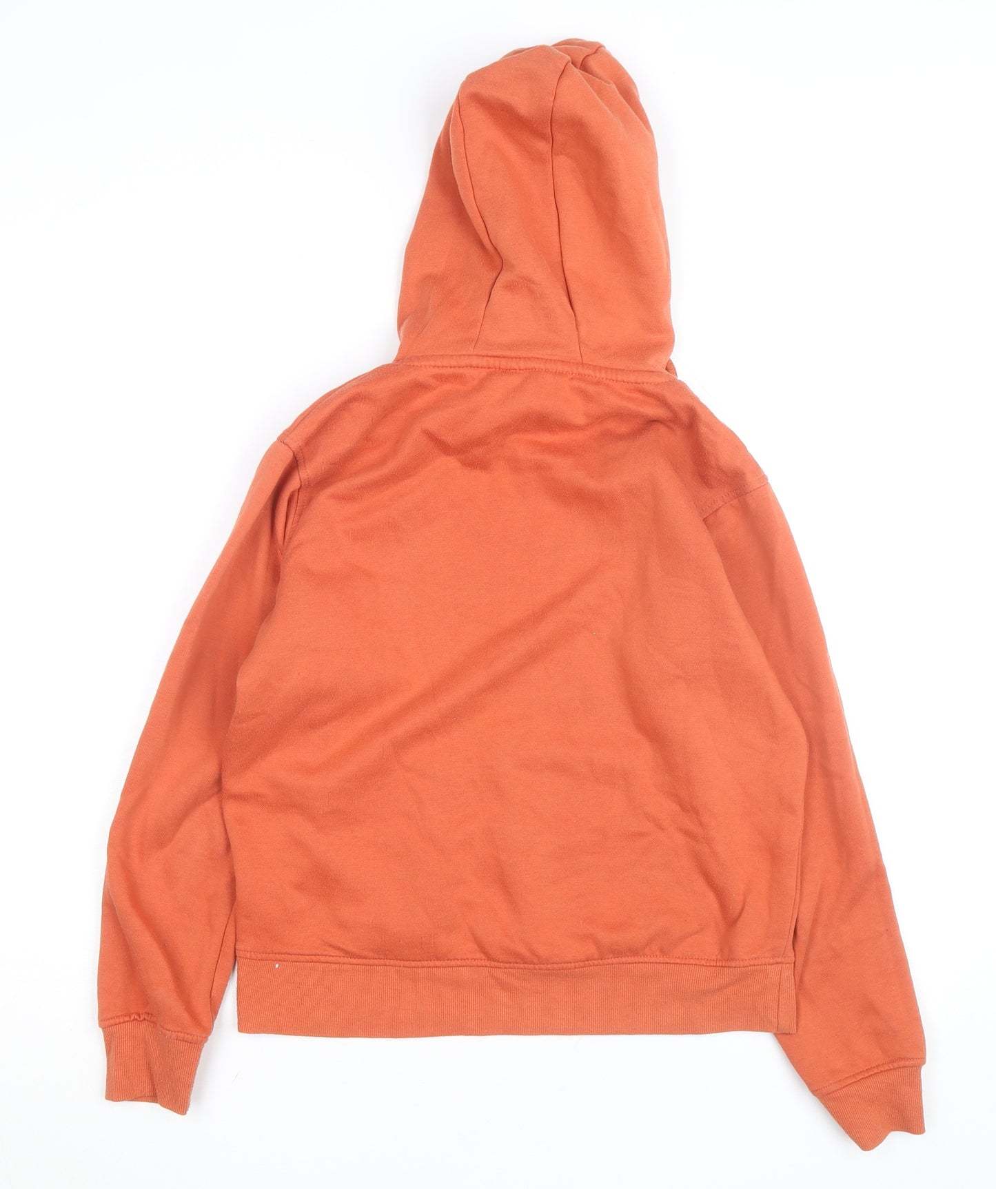 Primark Unisex Orange Yin Yang Pullover Hoodie XS Regular Fit