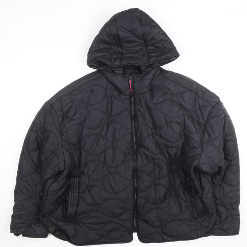 Dunnes Stores Men's Black 2XL Hooded Puffer Jacket