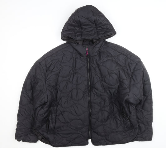 Dunnes Stores Men's Black 2XL Hooded Puffer Jacket