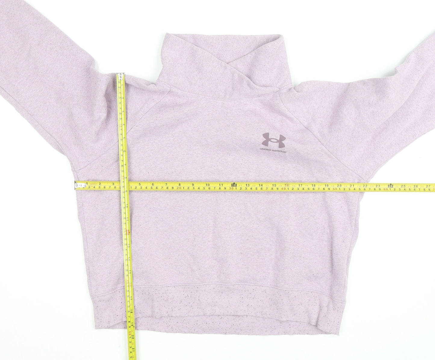 Under Armour Womens Purple Fleece Track Jacket Size S Relaxed Fit