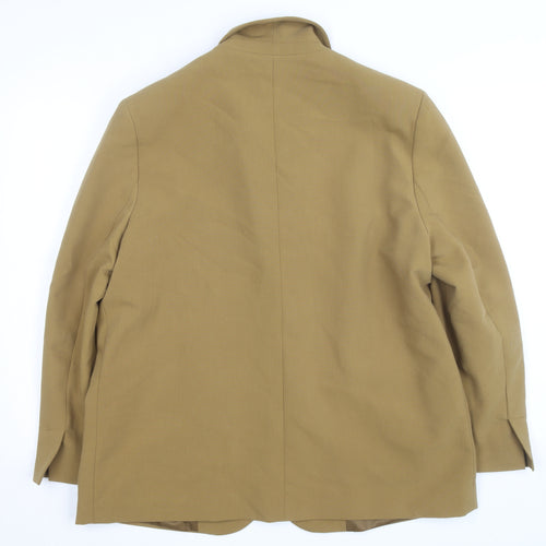 Primark Women Brown Blazer Size M Single-Breasted Twill Jacket