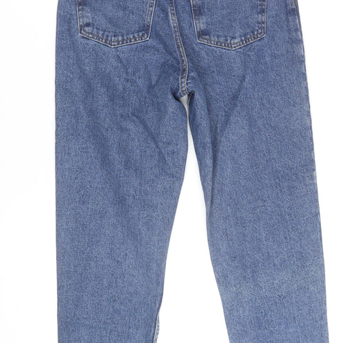Marks and Spencer Men's Blue 36 Regular Fit Straight Denim Jeans