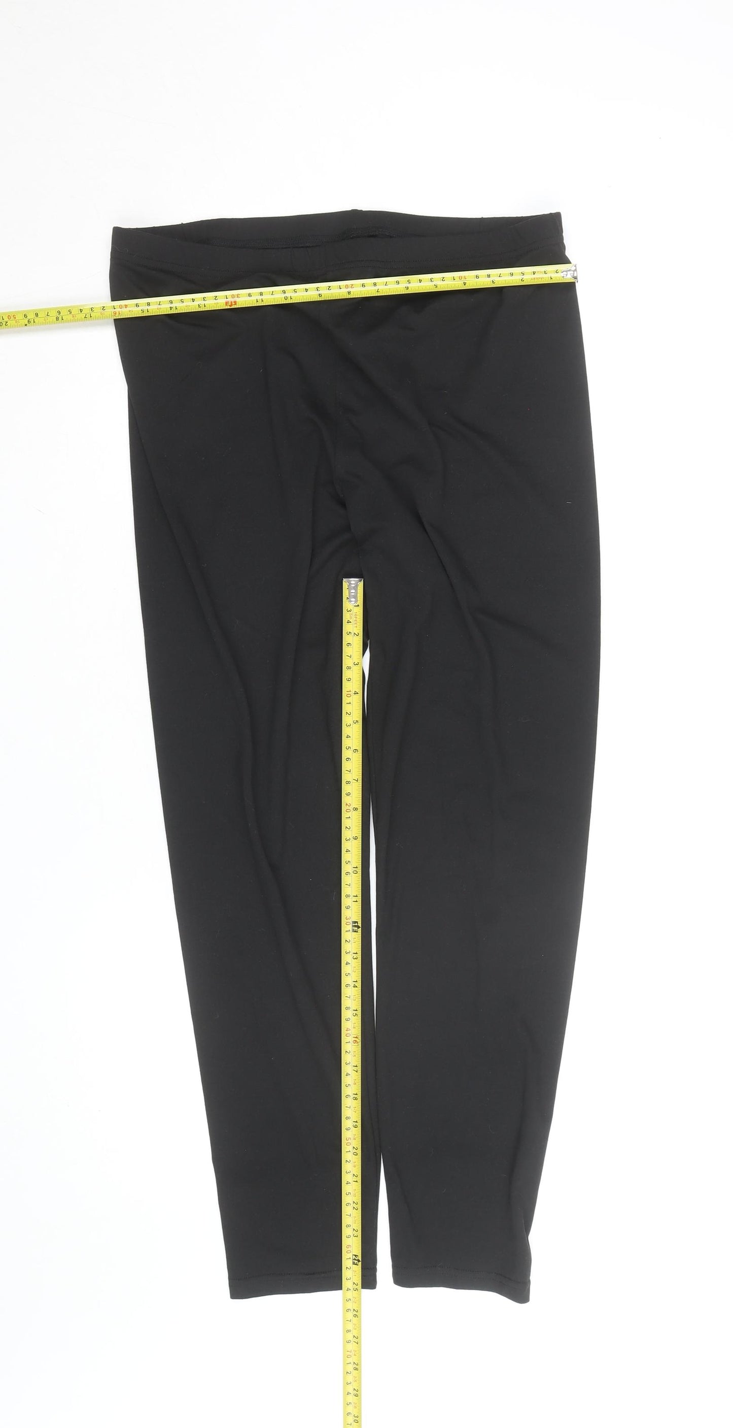 SHEIN Curve Black Cotton Stretch Women's Plus Leggings XL