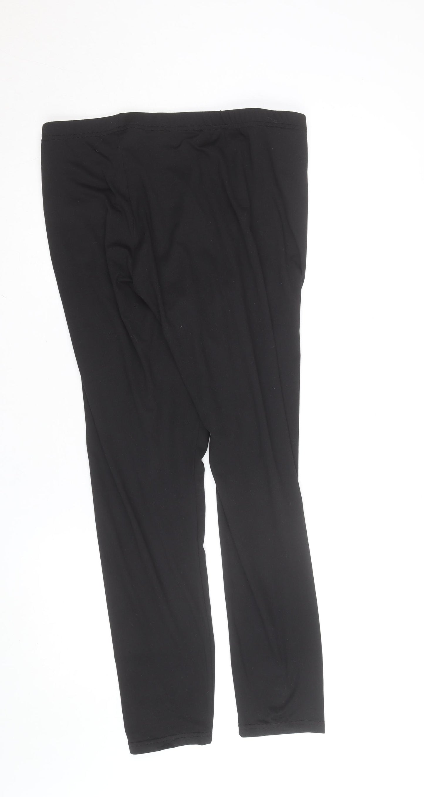 SHEIN Curve Black Cotton Stretch Women's Plus Leggings XL