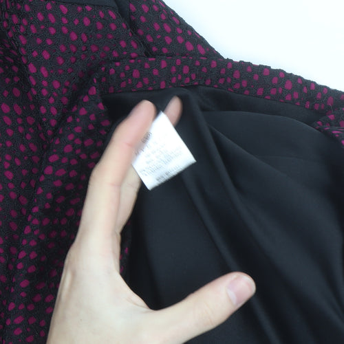 Hybrid Women’s Pink Black Colourblock Bodycon Dress Size 14