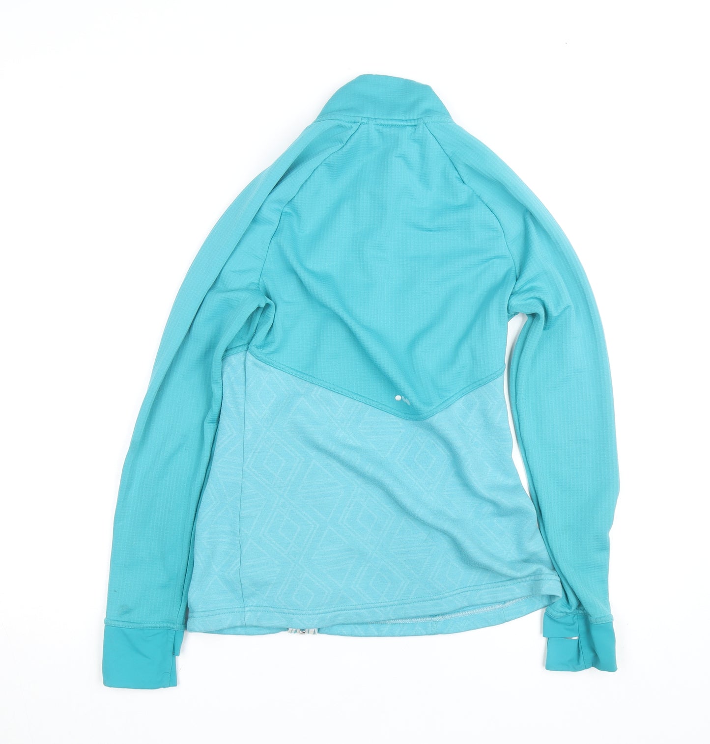 Wedze Womens Blue Size 10 Ski Jacket Full Zip Fleece Activewear