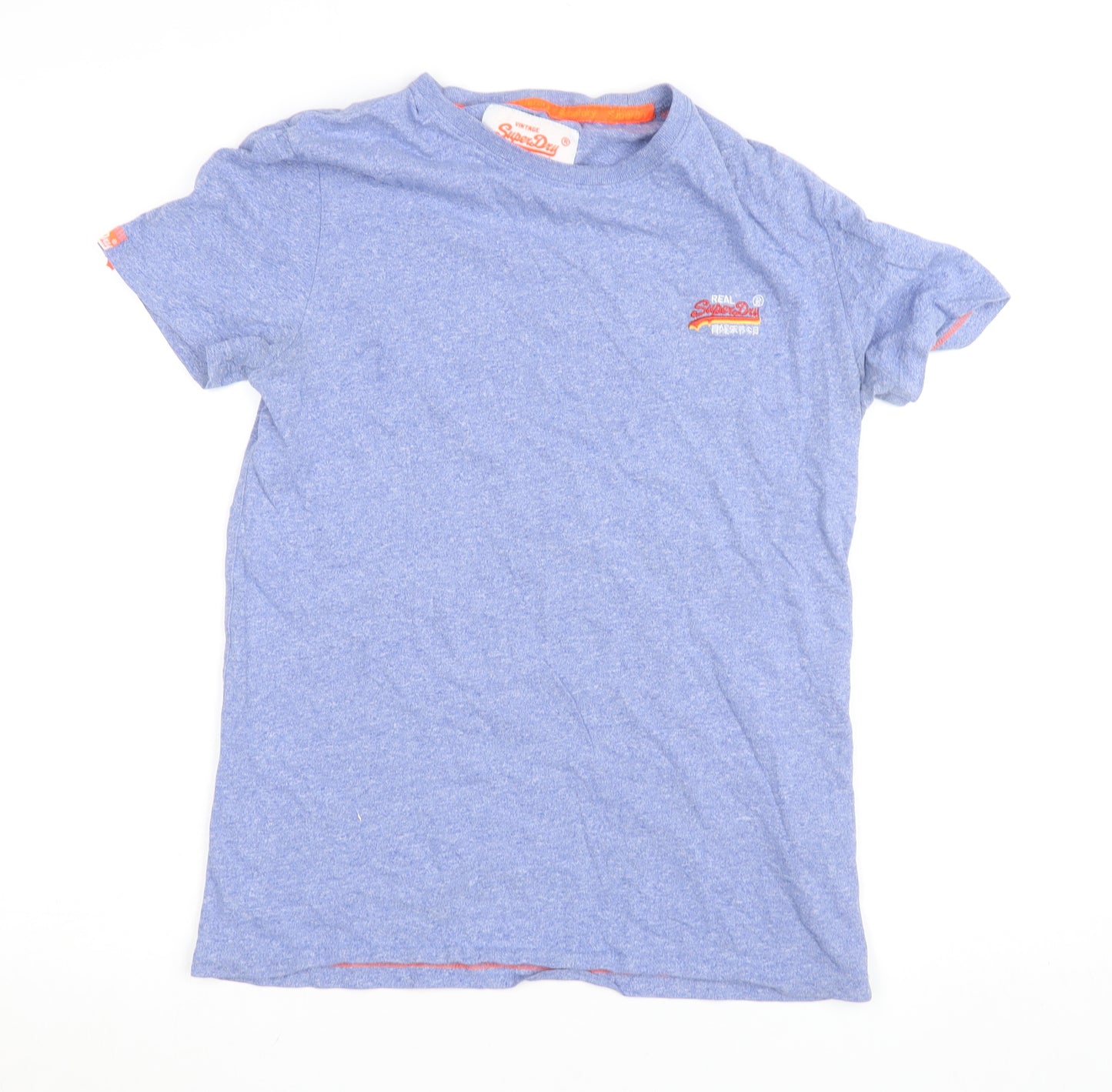 Superdry Men's Blue Vintage Logo Slim Fit Cotton T-Shirt Size S