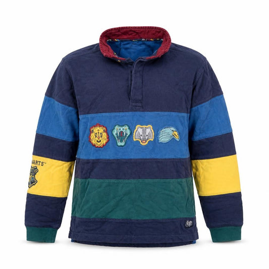 Marks and Spencer Boys Harry Potter Multi-Colour Long Sleeve Rugby Jumper 10-11 Years