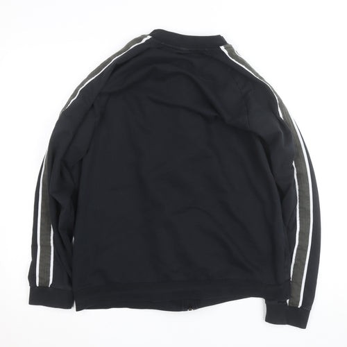 Hugo Boss Men's Black 2XL Track Jacket Full Zip Activewear
