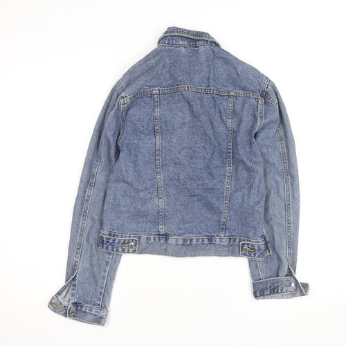 Primark Men's Blue Denim Button Jacket Size S Regular Fit