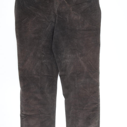 Dunnes Stores Men's Brown Corduroy Chino Trousers 38W 31L