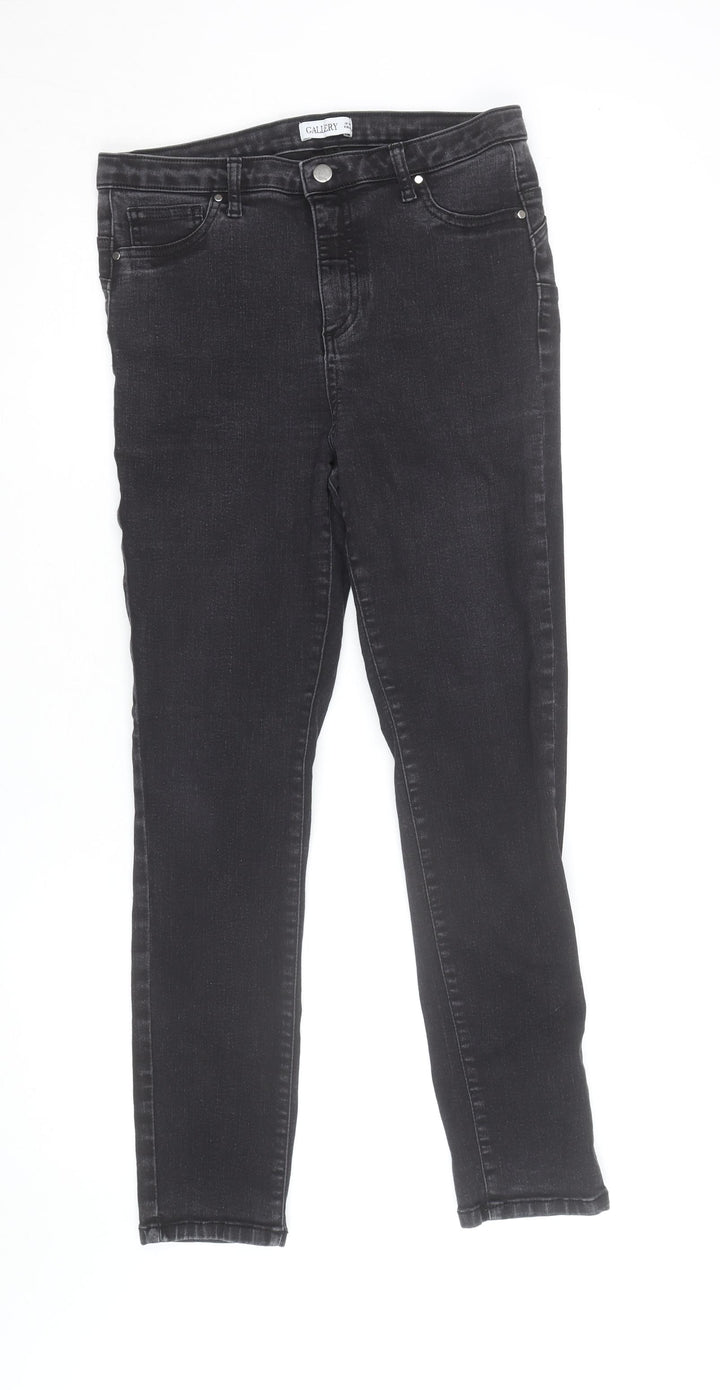 Gallery Women’s Black Size 14 Skinny Stretch Jeans
