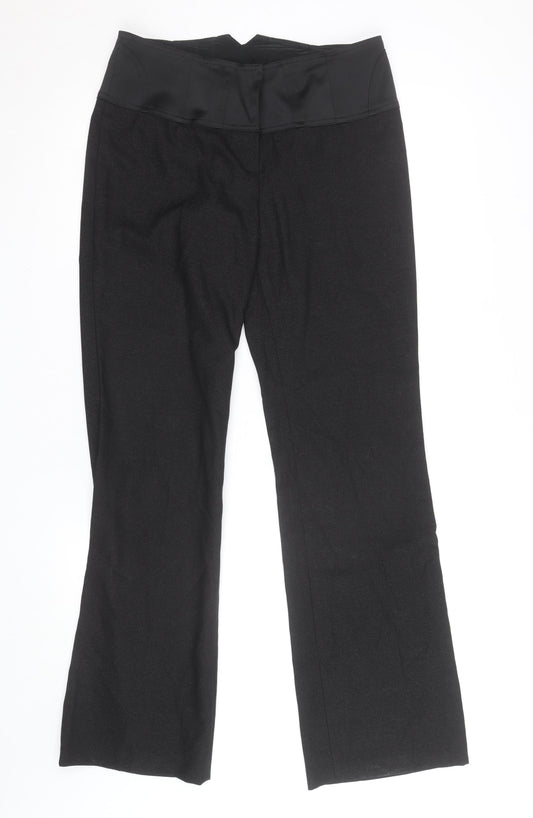 River Island Women's Black Size 10 Dress Pants Trousers