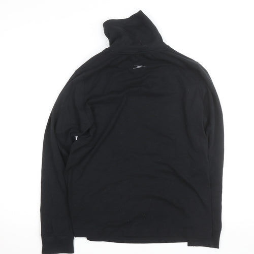 Crane Women Black L Basic Activewear Jacket Lightweight Stretch