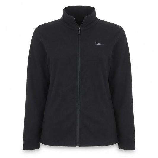 Crane Women Black L Basic Activewear Jacket Lightweight Stretch