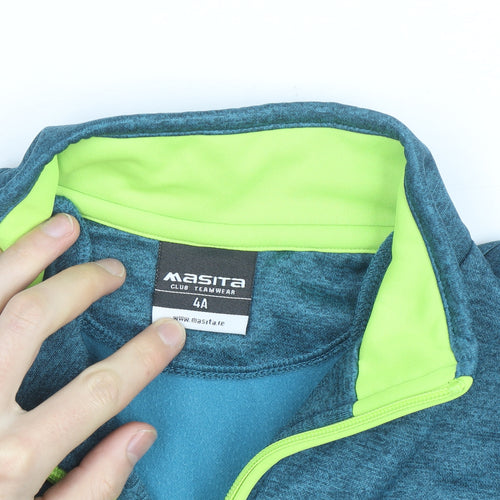 Masita Men’s Blue 1/4 Zip Track Jacket Kellogg’s GAA Cool Camps Size L Polyester