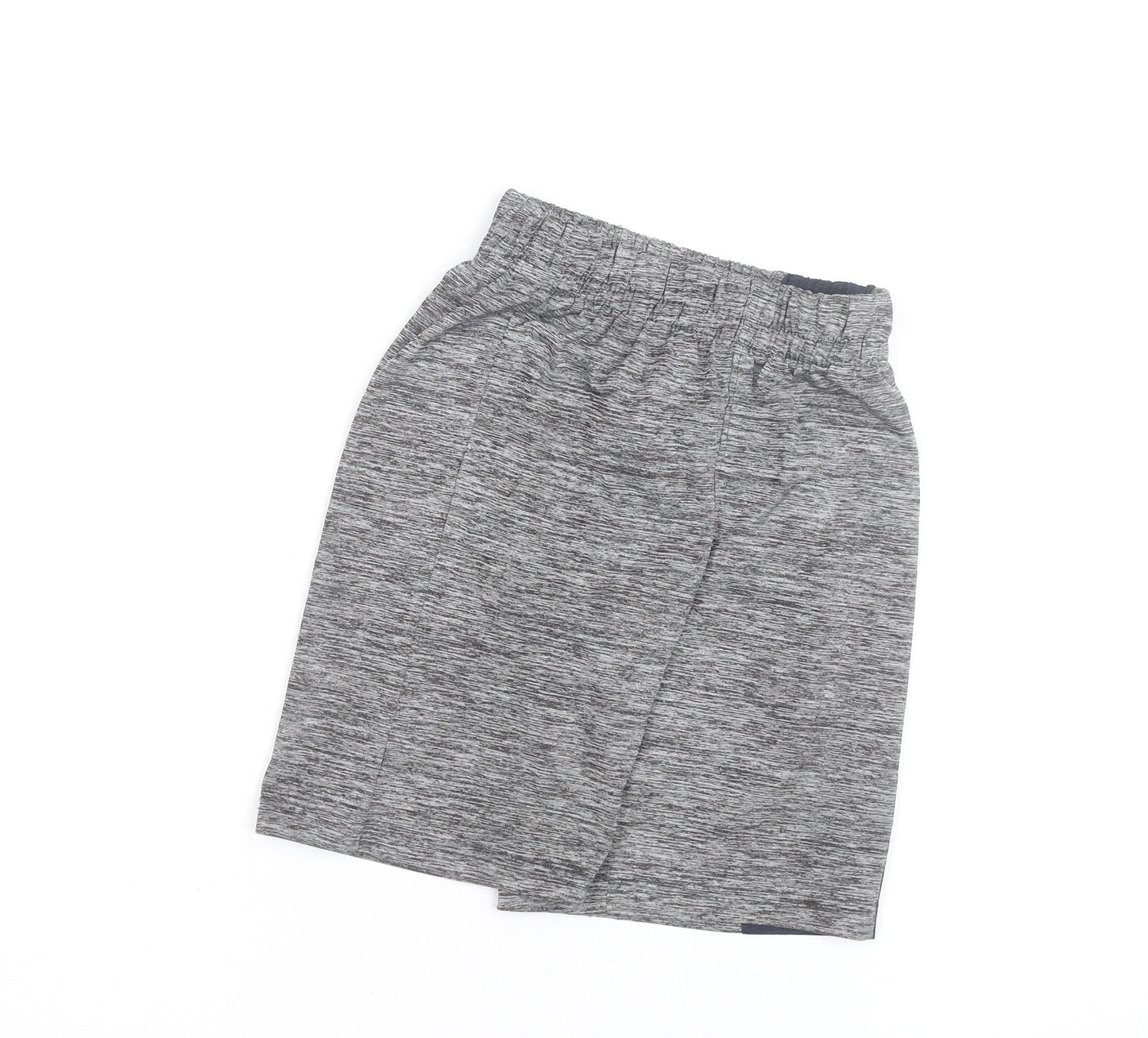 Reebok Boys Grey Athletic Shorts 10 Years Quick Dry Elastic Waist