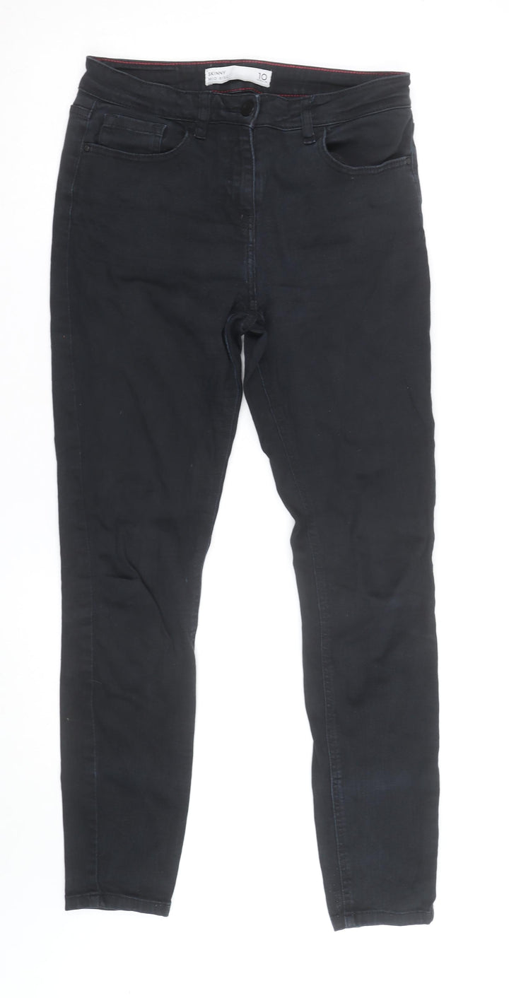 Next Women’s Black Skinny Mid Rise Jeans Size 10 Regular