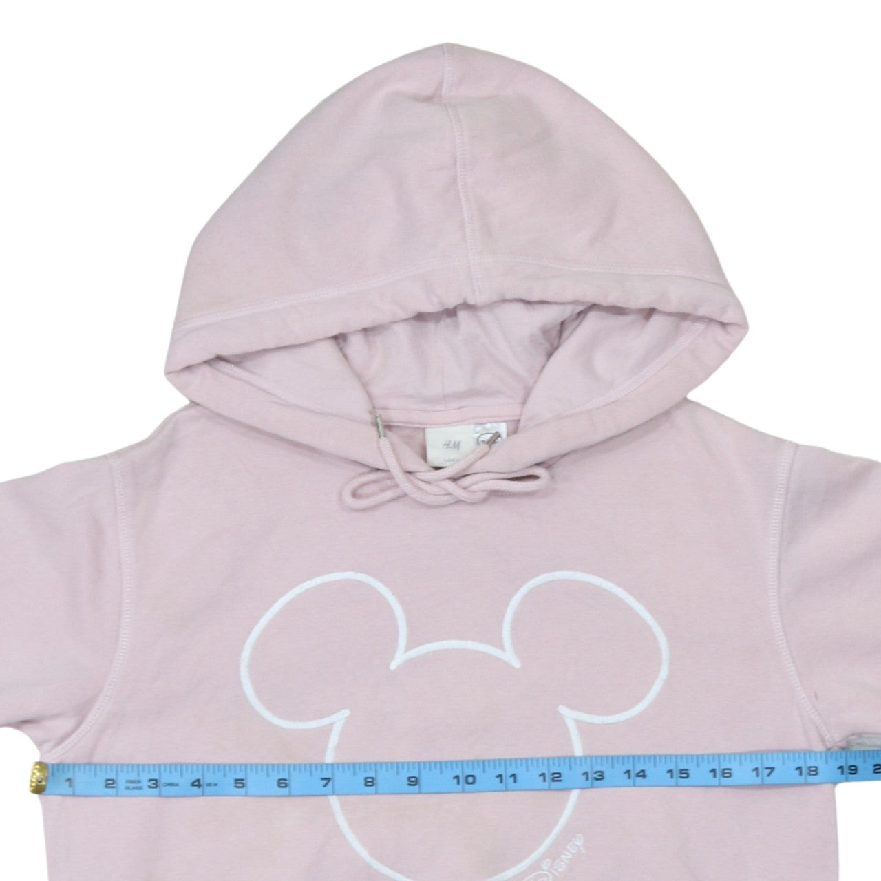 H&M Disney Womens Pink Hoodie XS Pullover Hooded Sweatshirt