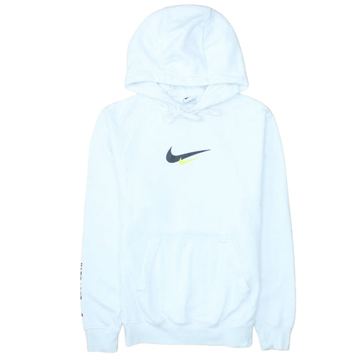 Nike Men's White XS Pullover Hoodie with Logo