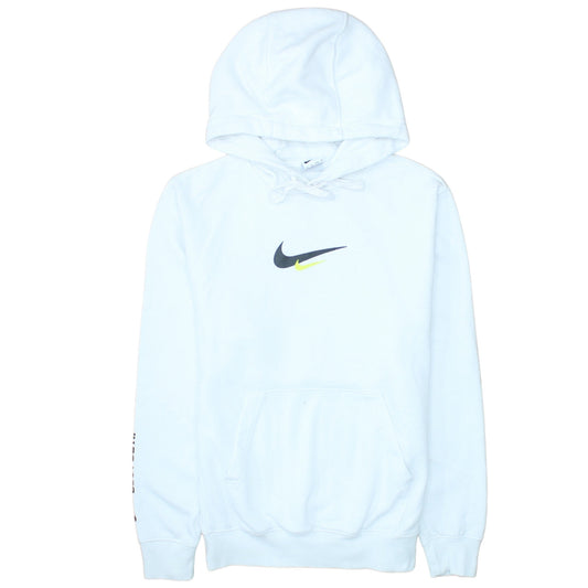 Nike Men's White XS Pullover Hoodie with Logo
