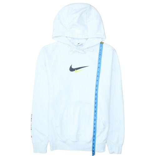 Nike Men's White XS Pullover Hoodie with Logo